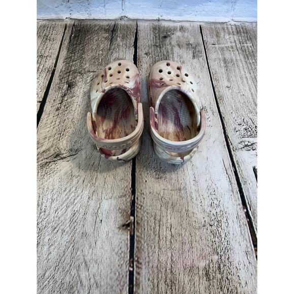 CROCS Unisex Toddler Baya Marbled Clogs / Size: C6 - Picture 3 of 9